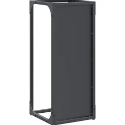 VIDAXL - Portant de bois chauffage anthracite 25x25x60 cm