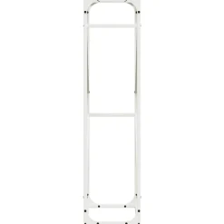 VIDAXL - Portant de bois chauffage blanc 40x25x100 cm