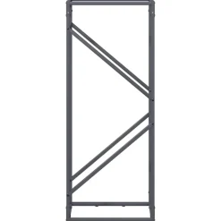 VIDAXL - Portant de bois chauffage anthracite 40x25x100 cm