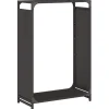 VIDAXL - Portant de bois chauffage noir 60x28x90 cm acier laminé à froid