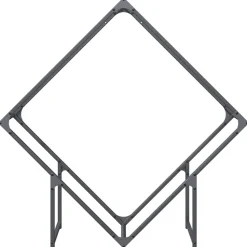 VIDAXL - Portant de bois chauffage anthracite 100x25x100 cm