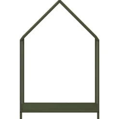 VIDAXL - Portant de bois chauffage vert olive 60x25x90 cm