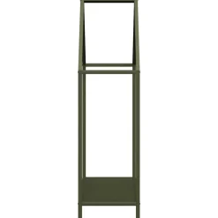 VIDAXL - Portant de bois chauffage vert olive 60x25x90 cm