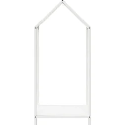 VIDAXL - Portant de bois chauffage blanc 40x25x90 cm
