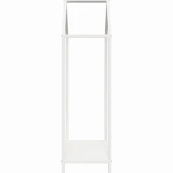 VIDAXL - Portant de bois chauffage blanc 40x25x90 cm