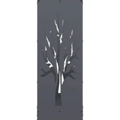 VIDAXL - Portant de bois chauffage anthracite 40x30x80 cm