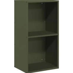 VIDAXL - Portant de bois chauffage vert olive 40x30x75 cm