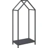VIDAXL - Portant de bois chauffage anthracite 40x25x90 cm