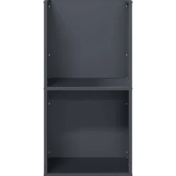 VIDAXL - Portant de bois chauffage anthracite 40x30x80 cm