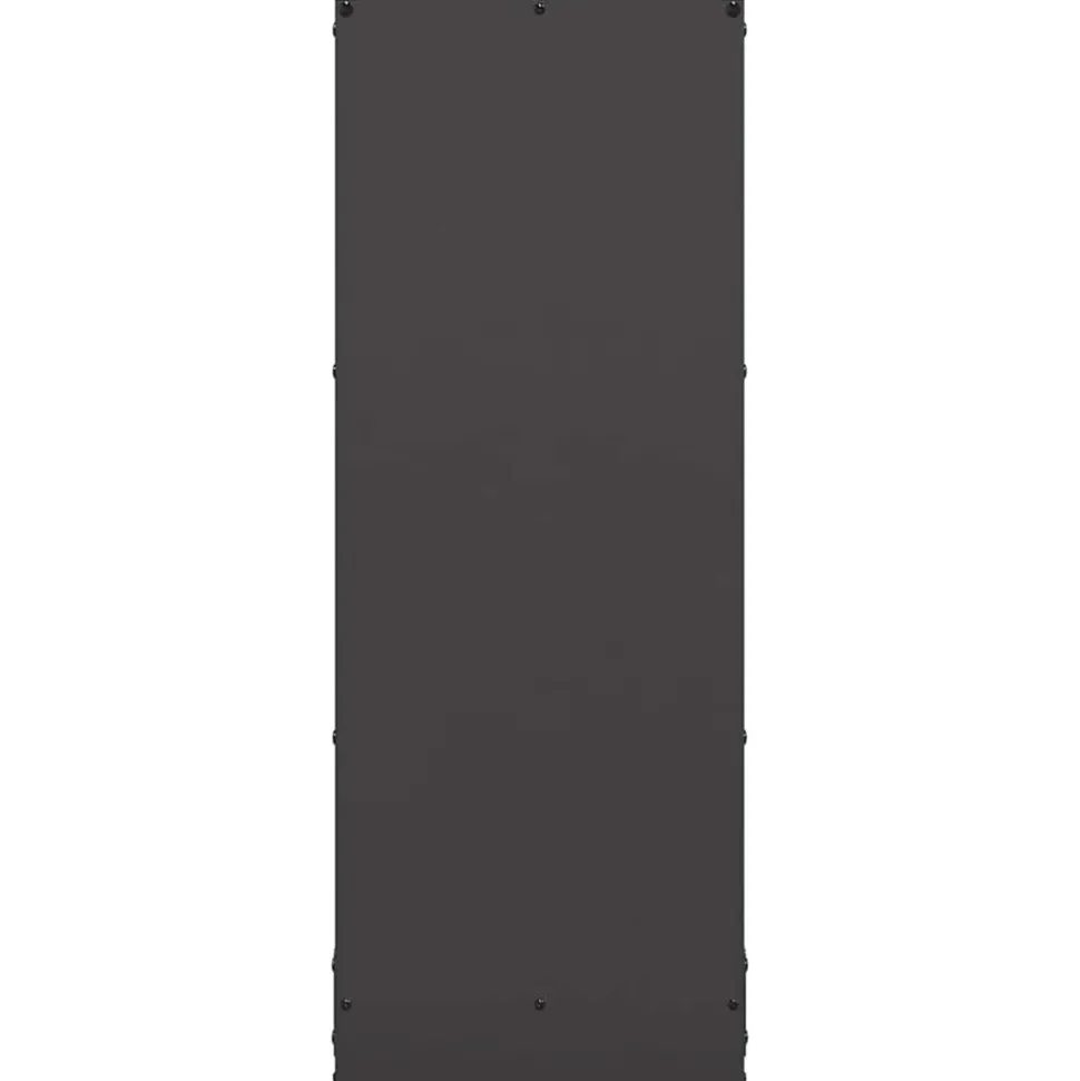 VIDAXL - Portant de bois chauffage noir 40x30x80 cm