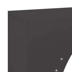 VIDAXL - Portant de bois chauffage noir 50x23x100 cm