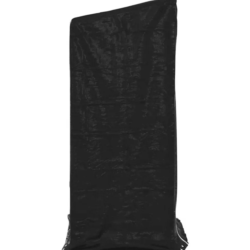 VIDAXL - Portant de bois de chauffage et housse de pluie acier galvanisé