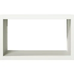 VIDAXL - Portant de bois de chauffage blanc 100x40x60 cm acier