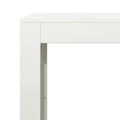 VIDAXL - Portant de bois de chauffage blanc 100x40x60 cm acier