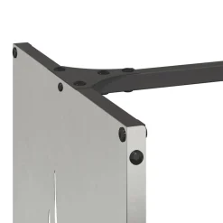 VIDAXL - Portant de bois de chauffage 40x30x80 cm acier inoxydable