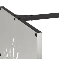 VIDAXL - Portant de bois de chauffage 40x40x40 cm acier inoxydable