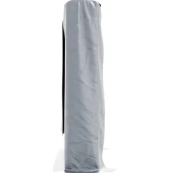 VIDAXL - Portant de bois de chauffage et housse de pluie acier galvanisé