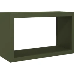 VIDAXL - Portant de bois de chauffage vert 100x40x60 cm acier