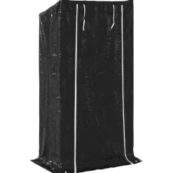 VIDAXL - Portant de bois de chauffage et housse de pluie acier galvanisé