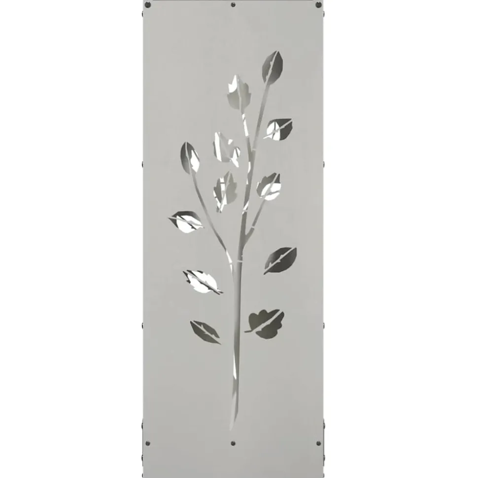 VIDAXL - Portant de bois de chauffage 40x30x80 cm acier inoxydable