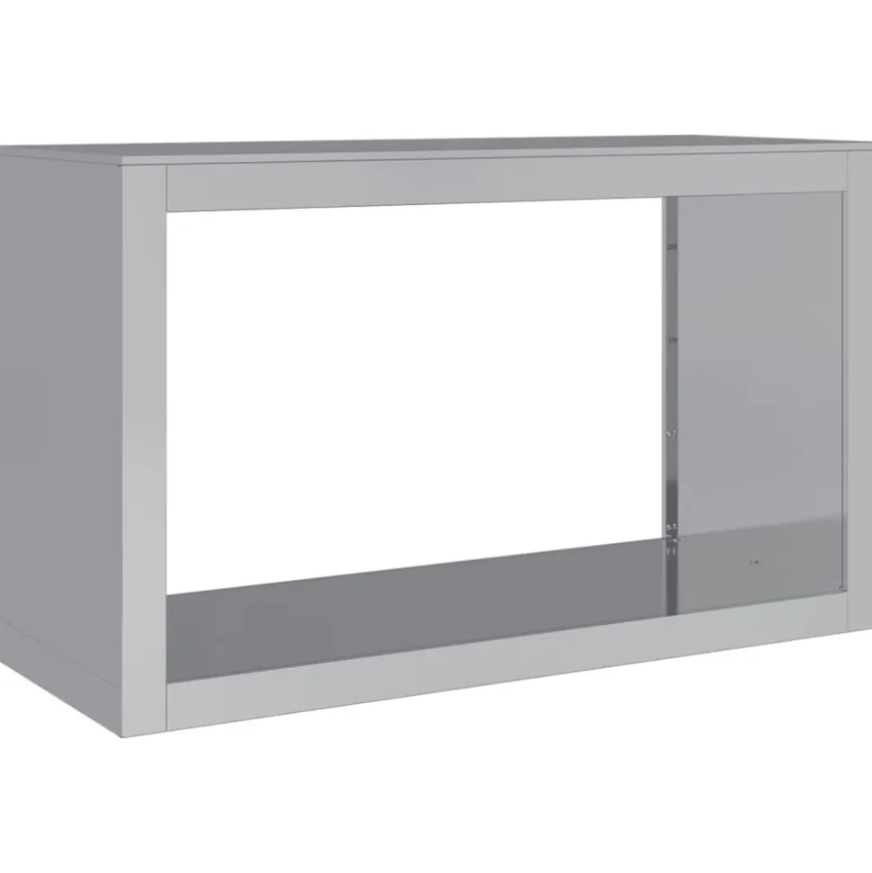 VIDAXL - Portant de bois de chauffage 100x40x60 cm acier galvanisé