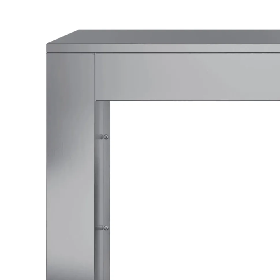VIDAXL - Portant de bois de chauffage 100x40x60 cm acier galvanisé