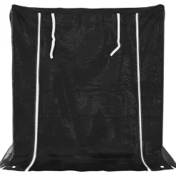 VIDAXL - Portant de bois de chauffage et housse de pluie acier galvanisé