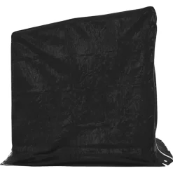 VIDAXL - Portant de bois de chauffage et housse de pluie acier galvanisé