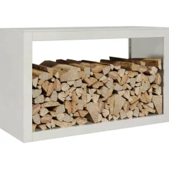 VIDAXL - Portant de bois de chauffage 100x40x60 cm acier inoxydable