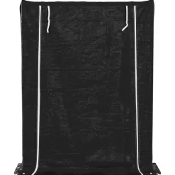 VIDAXL - Portant de bois de chauffage et housse de pluie acier galvanisé