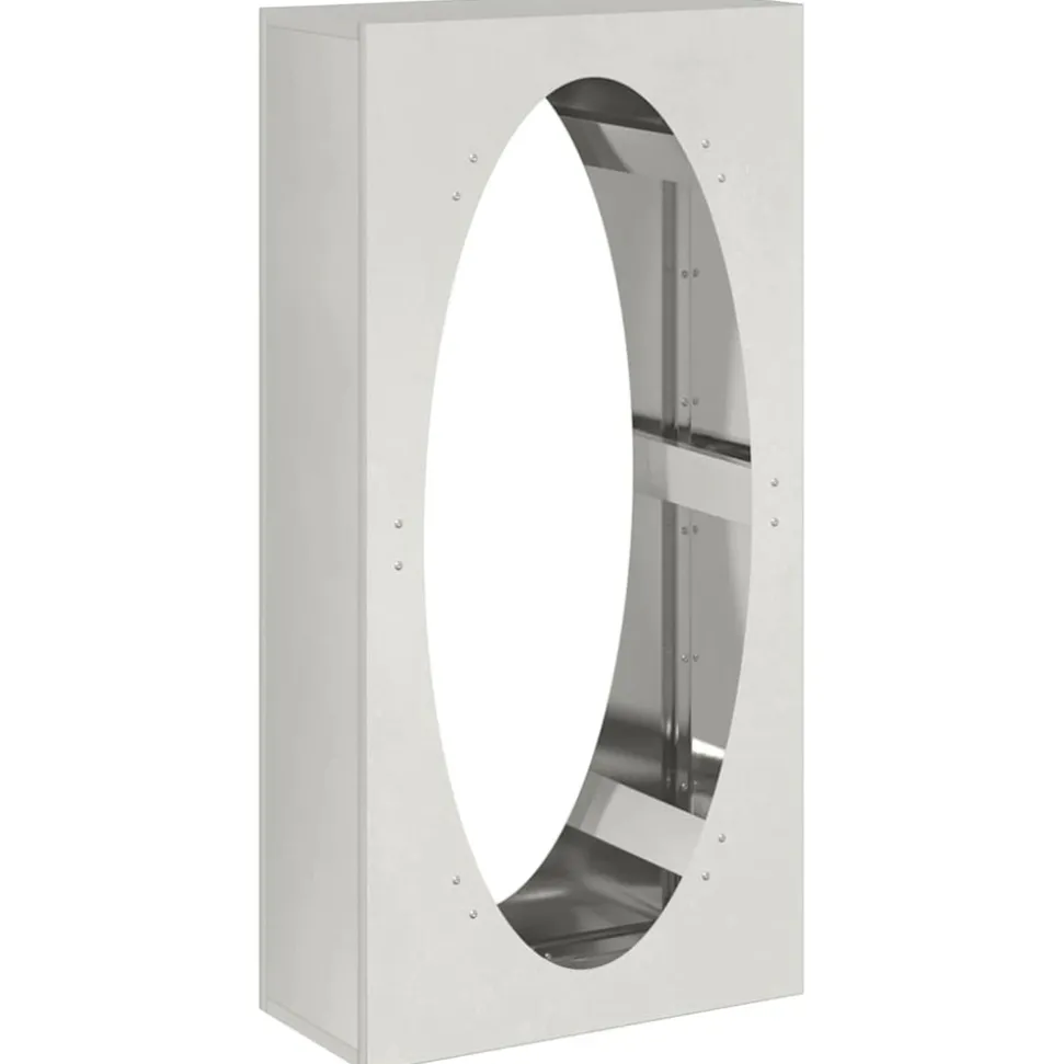 VIDAXL - Portant de bois de chauffage 50x23x100 cm acier inoxydable