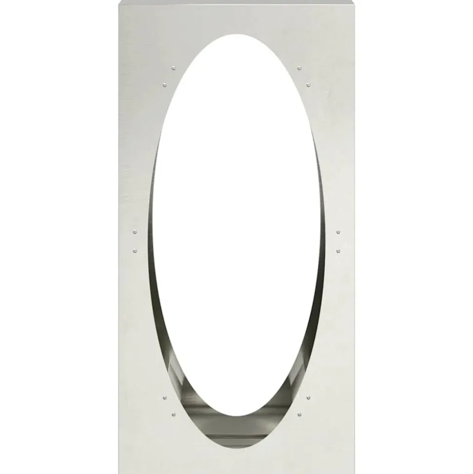 VIDAXL - Portant de bois de chauffage 50x23x100 cm acier inoxydable