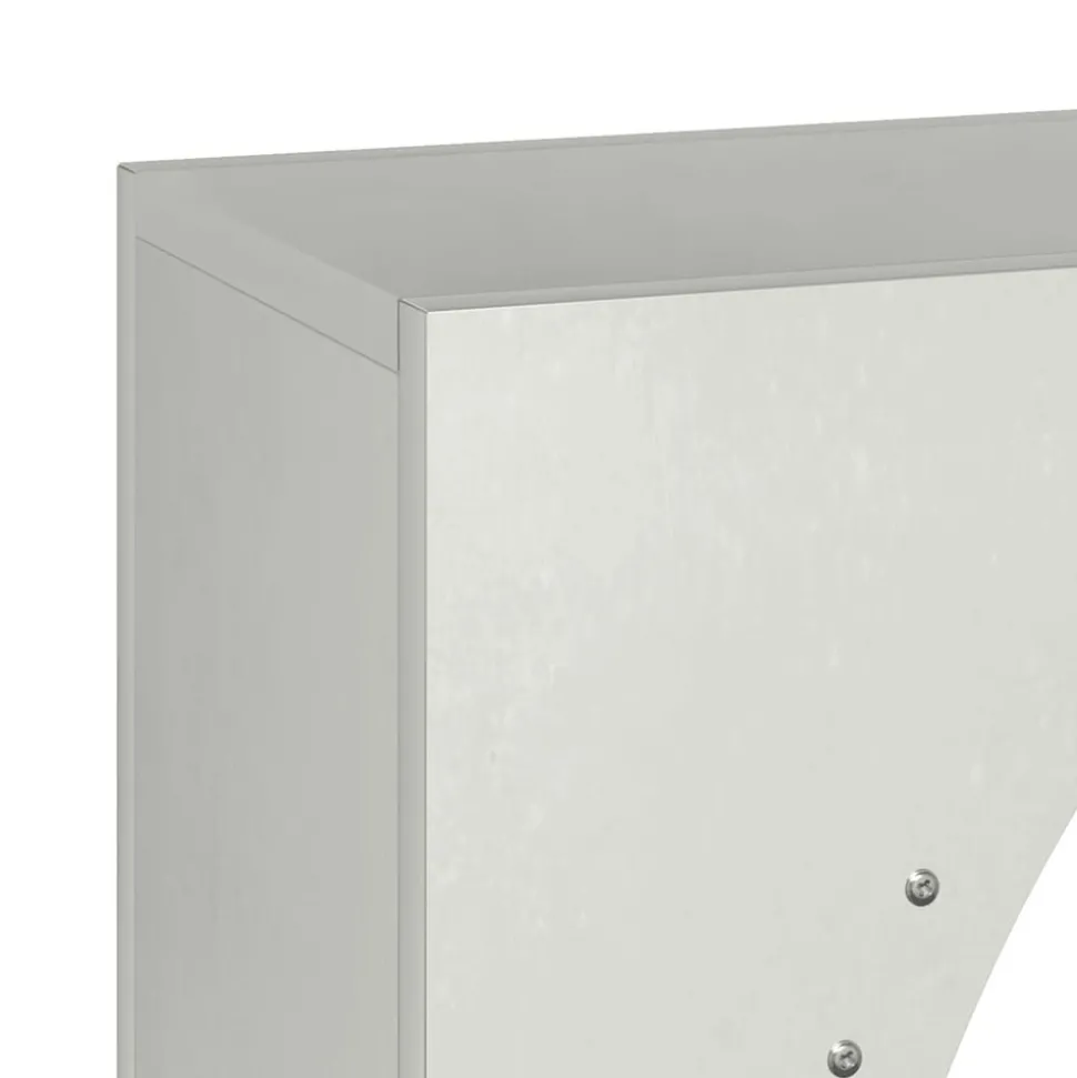 VIDAXL - Portant de bois de chauffage 50x23x100 cm acier inoxydable