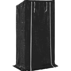 VIDAXL - Portant de bois de chauffage et housse de pluie acier galvanisé