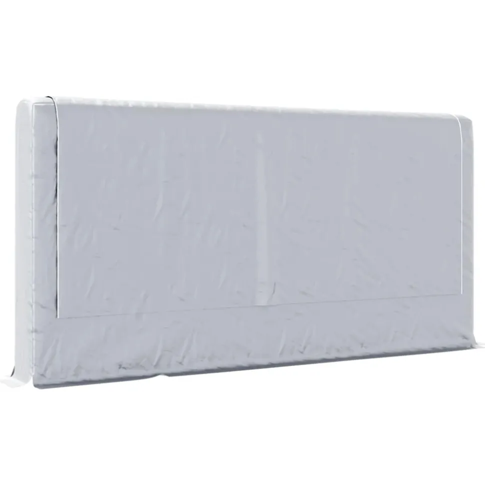 VIDAXL - Portant de bois de chauffage et housse de pluie acier galvanisé