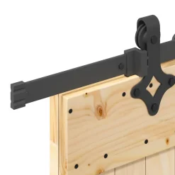 VIDAXL - Porte coulissante et kit de quincaillerie 70x210 cm pin massif