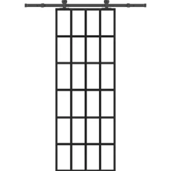 VIDAXL - Porte coulissante avec kit de quincaillerie 76x205 cm verre esg