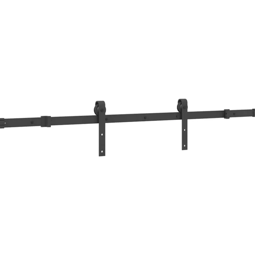 VIDAXL - Porte coulissante et kit de quincaillerie 80x210 cm pin massif