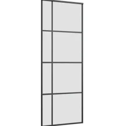 VIDAXL - Porte coulissante avec kit de quincaillerie 76x205 cm verre esg