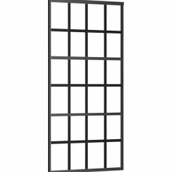 VIDAXL - Porte coulissante avec kit de quincaillerie 90x205 cm verre esg
