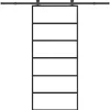 VIDAXL - Porte coulissante avec kit de quincaillerie 90x205 cm verre esg