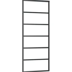 VIDAXL - Porte coulissante avec kit de quincaillerie 76x205 cm verre esg