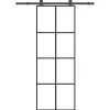 VIDAXL - Porte coulissante avec kit de quincaillerie 76x205 cm verre esg