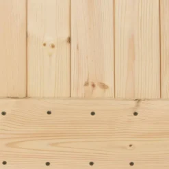 VIDAXL - Porte coulissante et kit de quincaillerie 90x210 cm pin massif