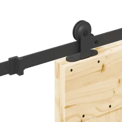 VIDAXL - Porte coulissante et kit de quincaillerie 70x210 cm pin massif