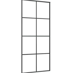 VIDAXL - Porte coulissante avec kit de quincaillerie 90x205 cm verre esg