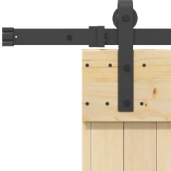 VIDAXL - Porte coulissante et kit de quincaillerie 70x210 cm pin massif