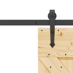 VIDAXL - Porte coulissante et kit de quincaillerie 70x210 cm pin massif