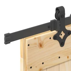 VIDAXL - Porte coulissante et kit de quincaillerie 80x210 cm pin massif