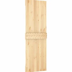 VIDAXL - Porte coulissante et kit de quincaillerie 70x210 cm pin massif